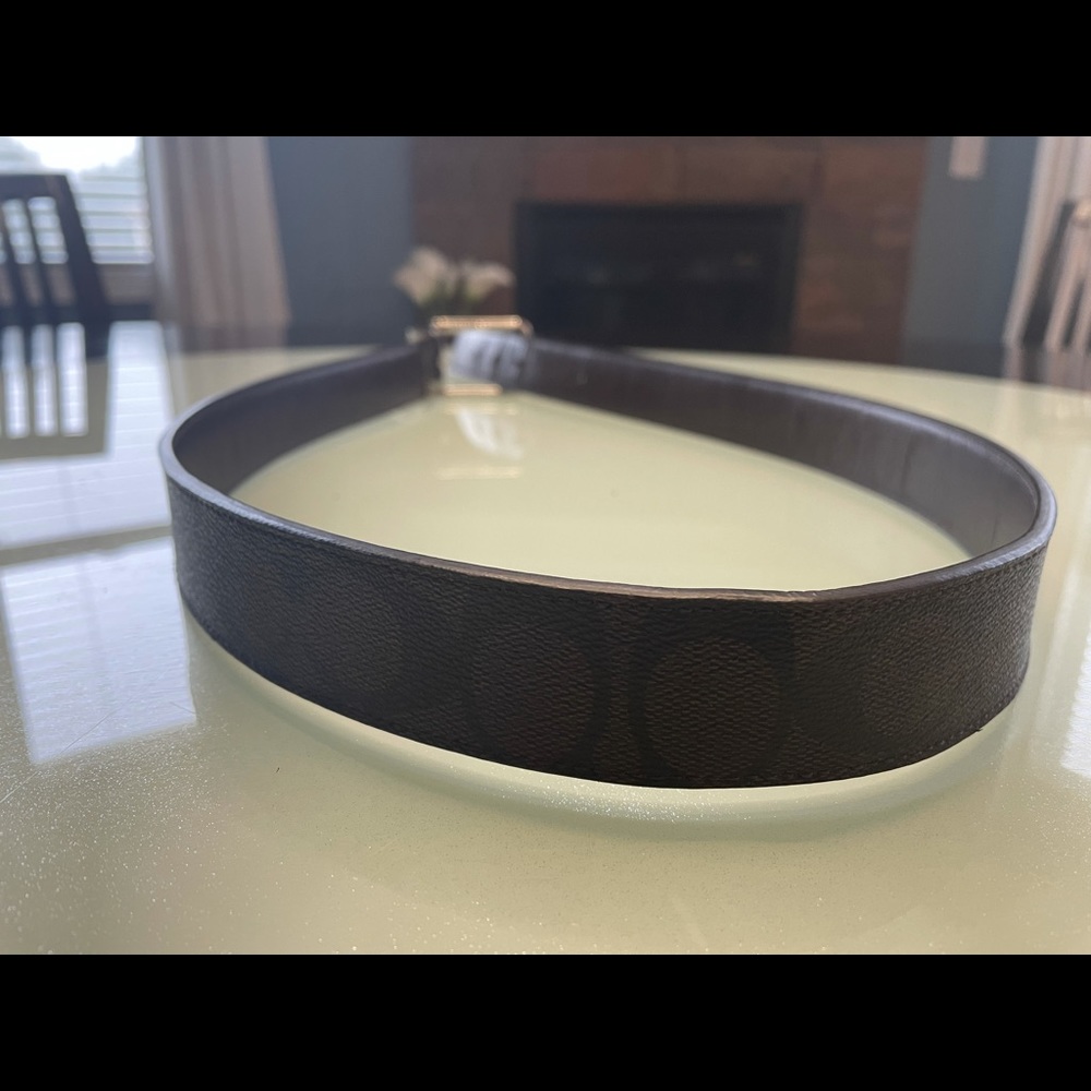 Men’s Coach reversible belt - Picture 3 of 3